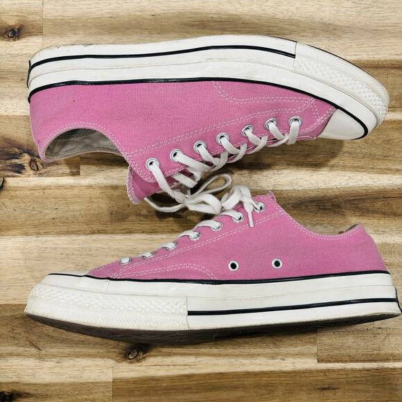 Converse Canvas Chuck Taylor All Star 70 Low Top Pink US Mens 11 Shoes Retro - Picture 7 of 12